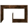 vidaXL Bočný stolík dymový dub 59x36x38 cm spracované drevo