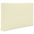 vidaXL Vankúš na vonkajšiu pohovku Polyester Krémová 60 x 60 cm