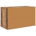 vidaXL Regál na topánky 75 x 35 x 45 cm Kompozitné drevo Staré drevo