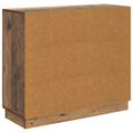vidaXL Servírovacia skriňa Staré drevo 89 x 34,5 x 77 cm