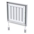 Mriežka VENTS MV 100Rs 154x154mm s reguláciou