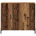 vidaXL Servírovacia skriňa Staré drevo 90 x 34 x 80 cm