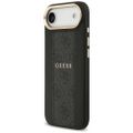 Puzdro Guess pre iPhone 17 Air HC MAGSAFE PU W/ 4G PU STRIPE čierne