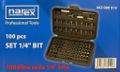 Sada bitov 1/4" 100 dielov, NAREX 443000919