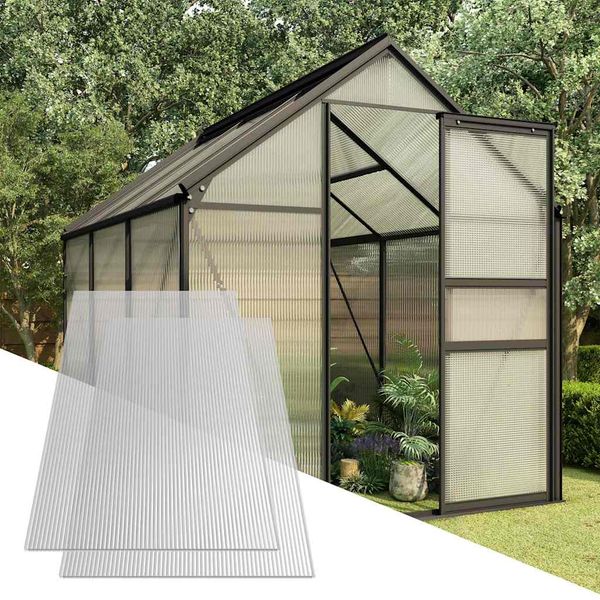vidaXL Polykarbonátová doska 2 ks 6 mm 150x65 cm