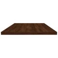 vidaXL Nástenné police 4 ks hnedý dub 100x30x1,5 cm kompozitné drevo
