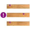 vidaXL Okenný parapet 2 ks svetlohnedá 80x15x2 cm dubový masív