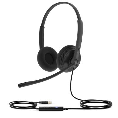 Yealink UH34 Lite Dual náhlavná súprava na obe uši s USB konektorom pre Teams
