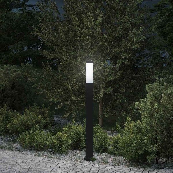 vidaXL Stĺpikové svietidlo 80 cm čierne IP44