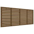 vidaXL Nástenné čelo postele medovohnedé 156x3x91,5cm masívna borovica