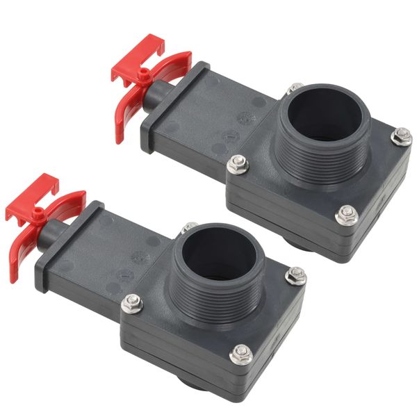 vidaXL Ventily pre bazén 2 ks 1,5"