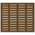 vidaXL Nástenné čelo postele medovohnedé 126x3x91,5cm masívna borovica
