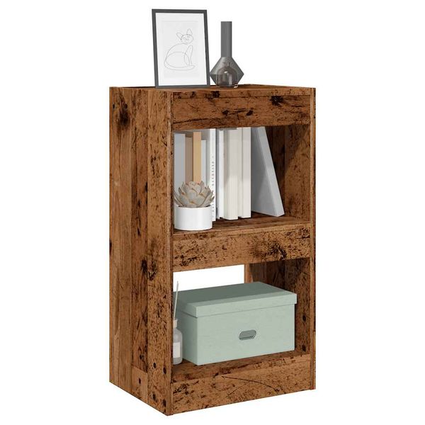 vidaXL Skriňa na knihy/Izbový prepážka Old Wood 40x30x72 cm