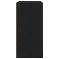 vidaXL Servírovacia skriňa Čierny dub 79 x 38 x 80 cm Kompozitné drevo