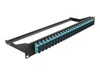 19" Patch panel 24 portov SC Duplex