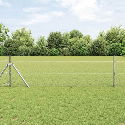 vidaXL Hexagonálny plotový základ 100 x 0,6 m Pozinkovaná oceľ