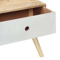 vidaXL Konferenčný stolík 90x50x40 cm masívne mangovníkové drevo