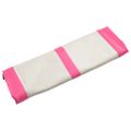 vidaXL Nafukovacia žinenka s pumpou 400x100x15 cm, PVC, ružová