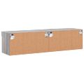 vidaXL TV skrinky s LED svetlami 2 ks sivé sonoma 60x30x30 cm
