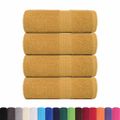vidaXL Utierky na umývanie FROGN 4 ks zlaté 30x30 cm 360 g/m²