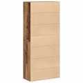 vidaXL Vysoká skriňa 80 x 35 x 180 cm Kompozitné drevo Staré drevo