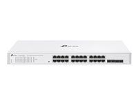 Prepínač - inteligentný - 24 x 10/100/1000Base-T + 4 x 1 Gigabit SFP - Možná montáž do rozvádzača