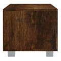vidaXL TV skrinka dymový dub 140x40,5x35 cm spracované drevo