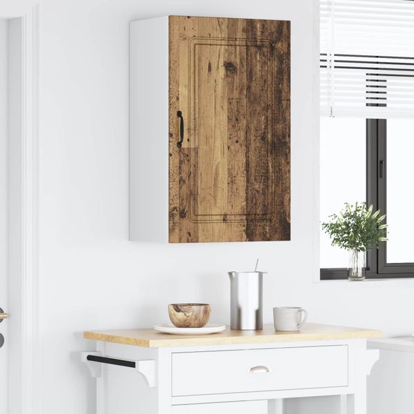 vidaXL Dvierka na umývačku Kalmar Staré drevo 50 x 31 x 80 cm