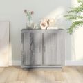 vidaXL Komoda sivý dub sonoma 80x40x75 cm spracované drevo