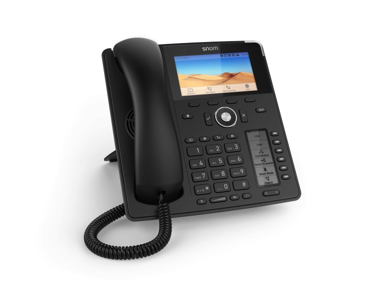 SNOM D785 IP tel., PoE, 4,3'' LCD, 6 (24) prog. hr.,