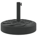 vidaXL Podstavec pod slnečník pre Ø38/48 mm tyče 25 kg kruh