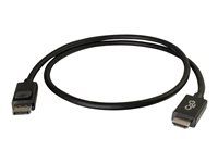 DP to HDMI Adapter Cable - M/M - Kabel adaptéru - DisplayPort s piny (male) do HDMI s piny (male) - 4.57 m - černá - podpora 1080p