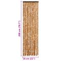 vidaXL Záves proti hmyzu okrový a biely 56x200 cm ženilka
