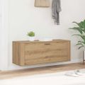vidaXL Skriňa na topánky 100 x 35 x 38 cm Kompozitné drevo Dub artisan