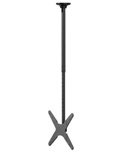 Neomounts  FPMA-C340BLACK / Flat Screen Ceiling Mount (Height: 106-156 cm) / Black Držák, VESA, stropní, pro monitor, úhloprícka 32"-75", náklon 25°, otácení 360°, rotace 6°, nosnost 50kg, cerný