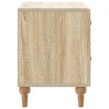vidaXL Nočný stolík Dub sonoma 62 x 34,5 x 48 cm Kompozitné drevo