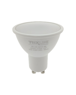 LED žiarovka Trixline 4W 320lm GU10 teplá biela