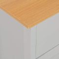 vidaXL Komoda sivá 112x35x81 cm