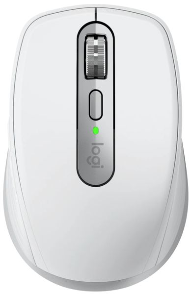 Logitech MX Anywhere 3S for Mac myš světle šedá Myš, bezdrátová, laserová, až 8000DPI, 6 tlacítek, Bluetooth, USB, svetle šedá