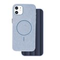 Glitter Thin Mag puzdro pre iPhone 11 modrá