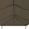 vidaXL Altánok 600x298x270 cm, sivohnedý 180 g/m²