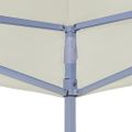 vidaXL Strecha na párty stan 4,5x3 m, krémová 270 g/m²