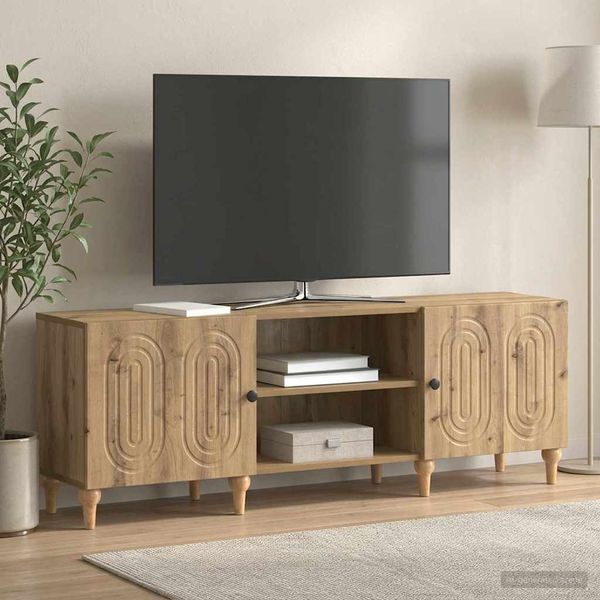 vidaXL TV skrinka Dub artisan 150 x 31 x 50 cm Kompozitné drevo