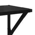 vidaXL Stenné police Nástenná montáž 2 ks Čierny dub 60 x 25 x 25,5 cm