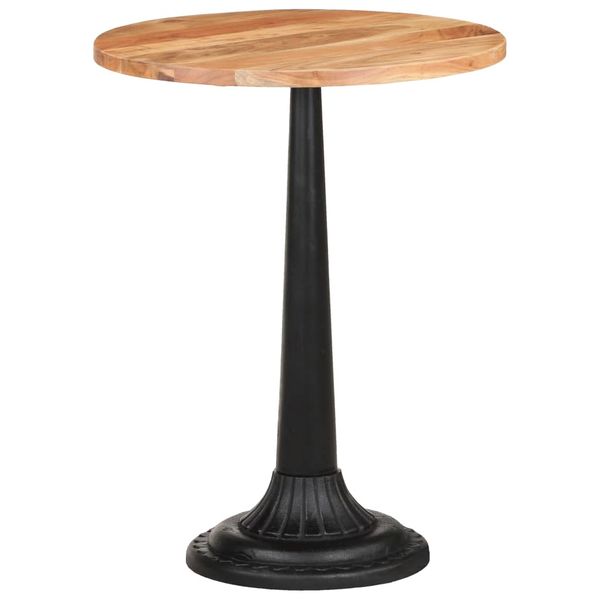 vidaXL Bistro stolík Ø60x76 cm akáciový masív