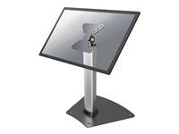 Stojan - pre Displej LCD - strieborná - veľkosť obrazovky: 10"-32" - stolový stojan, upevniteľné na stôl