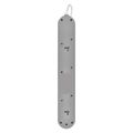 Predlžovací kábel EMOS P1513FC / 3 m / 5 zásuviek / s vypínačom / bielo-sedý / 1×USB-A + 1×USB-C / 1,5 mm2