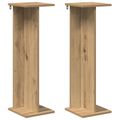 vidaXL Stojan na rastliny 2 ks Dub artisan 25 x 25,5 x 80,5 cm