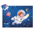 Siluetové puzzle Astronaut na Mesiaci 36 ks