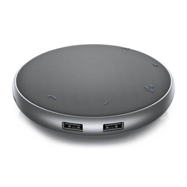 Dell Adaptér - Dell Mobilný adaptér hovorový - MH3021P Replikátor portov, pripojenie cez USB typ C, HDMI, 2x USB 3.0, 1x USB typ C, reproduktor, šedý